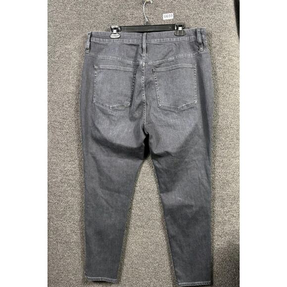 J. Crew Curvy Toothpick Denim Jeans Womens Size 34 Black Medium Wash High Rise - Picture 2 of 10